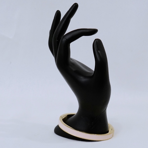 KATE SPADE~make me blush~HINGED BRACELET~PINK/GOLD - Picture 4 of 4